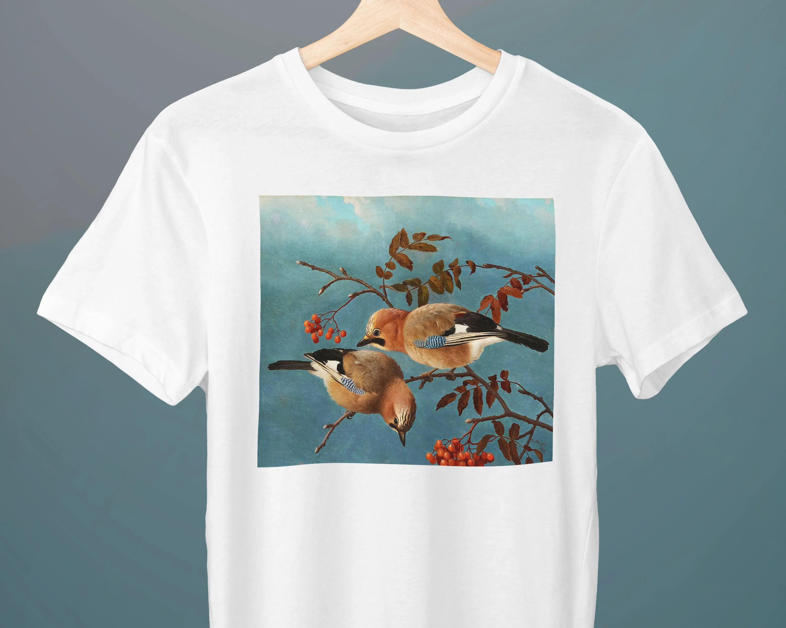 Maglietta Unisex Con Pittura Jays And Von Wright Art