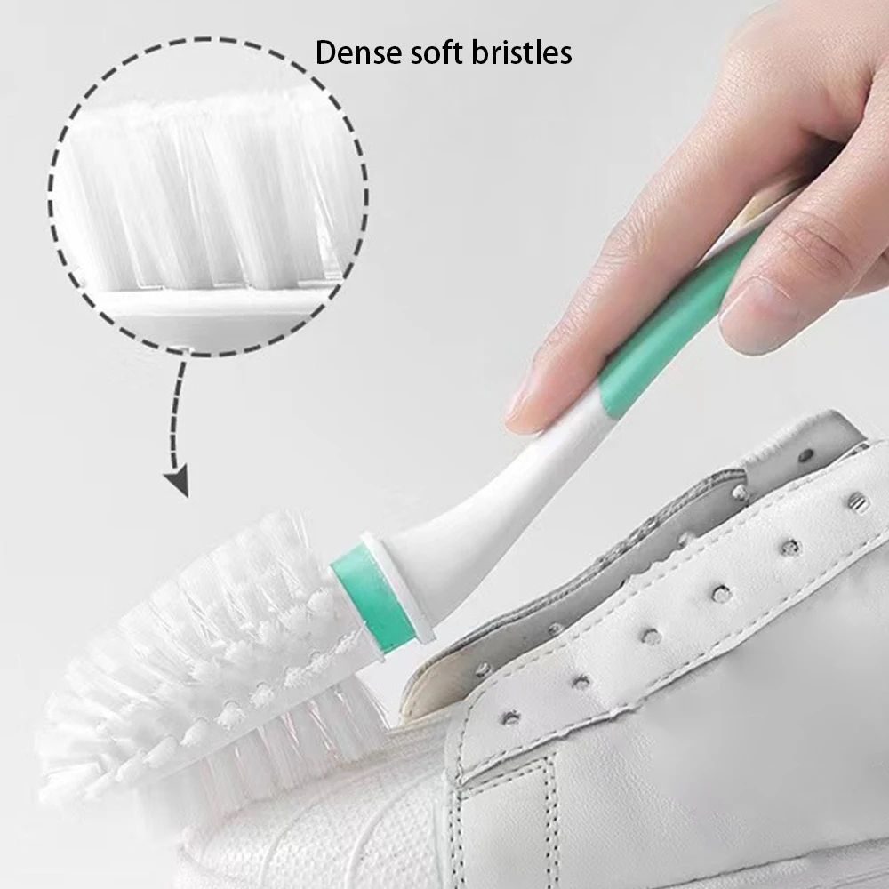 Shoe Cleaning Brush Soft Bristled Shoe Brush Long Handle  Multifunctional Household Laundry Cleaner Brush Cleaning Tool 2