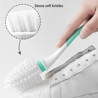 Shoe Cleaning Brush Soft Bristled Shoe Brush Long Handle  Multifunctional Household Laundry Cleaner Brush Cleaning Tool 2