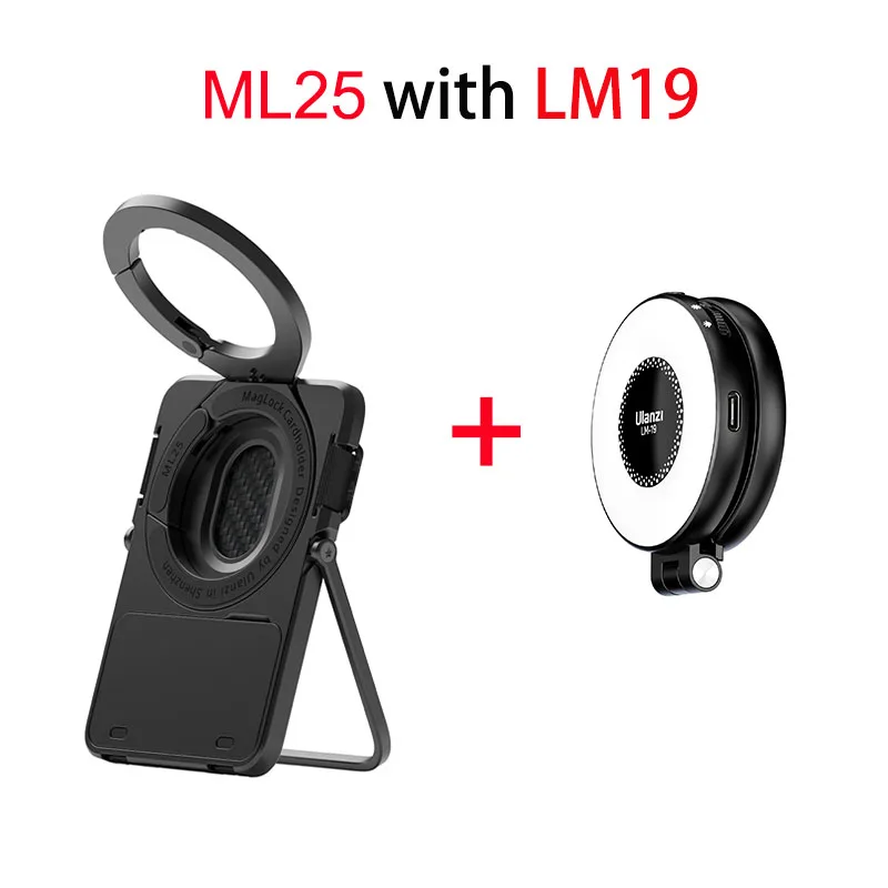 “حامل هاتف وبطاقة U Lanzi ML25 مع حلقة مغناطيسية م...