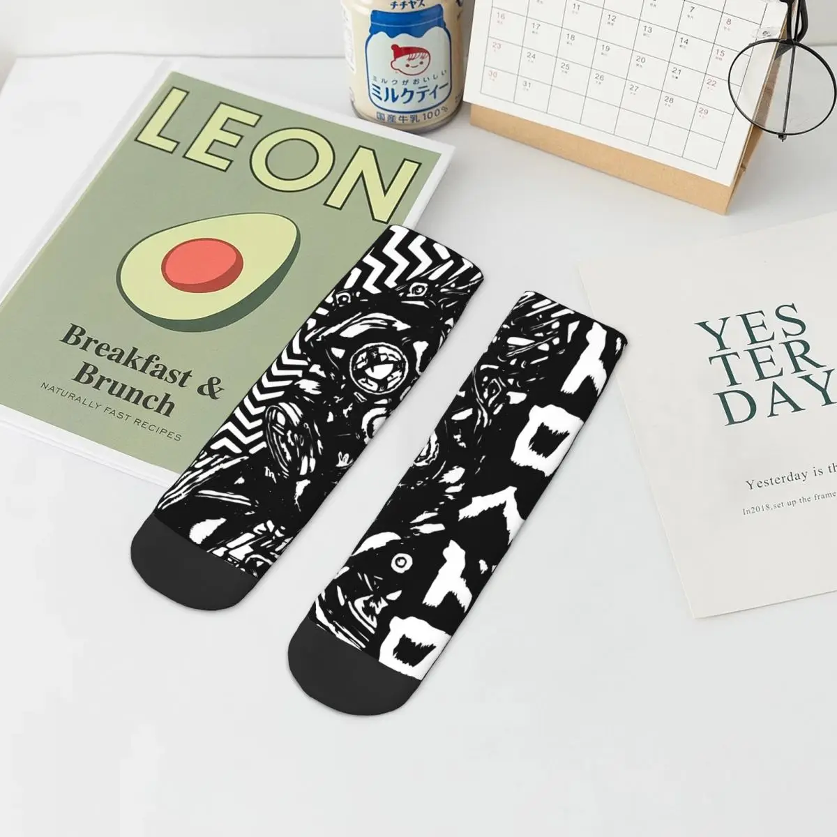Divertente Crazy Compression Summer Sock For Men Hip Hop Harajuku Dorohedoro Happy Quality Pattern Stampato Boys Crew Sock Regalo Casual