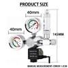 ZRDR DIY Aquarium CO2 Regulator Magnetic Solenoid Kit Check Valve Fish Tank Accessories CO2 Control System Reactor Generator Set 4