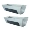 Stainless Steel Mud Pan with Reinforced Band Sturdy Fittings Lightweight Rustproof Anti Slip Metal Plastering Plasterers 5