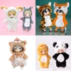 Ob11 Cute Animal Onesie Monster Doll Tiger, Panda, Wolf Clothes For Ob11,Obitsu 11,Molly, Gsc,1/12 Bjd Doll Accessories 1