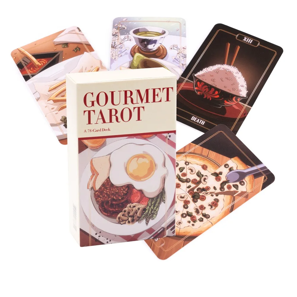 10.3*6cm Gourmet Tarot 80 Pcs Cards Tarot Made Flavourful
