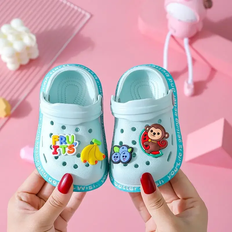Children Sandals Summer Soft Anti-Skid Cartoon Design For Boys Girls