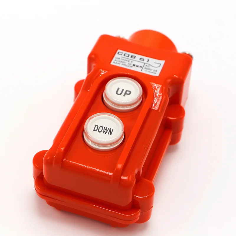 Interruttore A Pulsante Impermeabile COB-61 | 250V 5A | Per Gru, Argani | Con Guaina - Foto 12