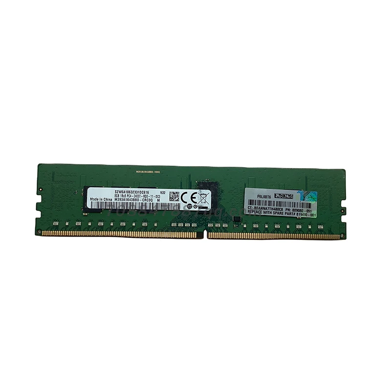 

original 100% authentique 8G 1RX8 PC4-2400T-R DDR4 805347-B21 809080-091 819410-001