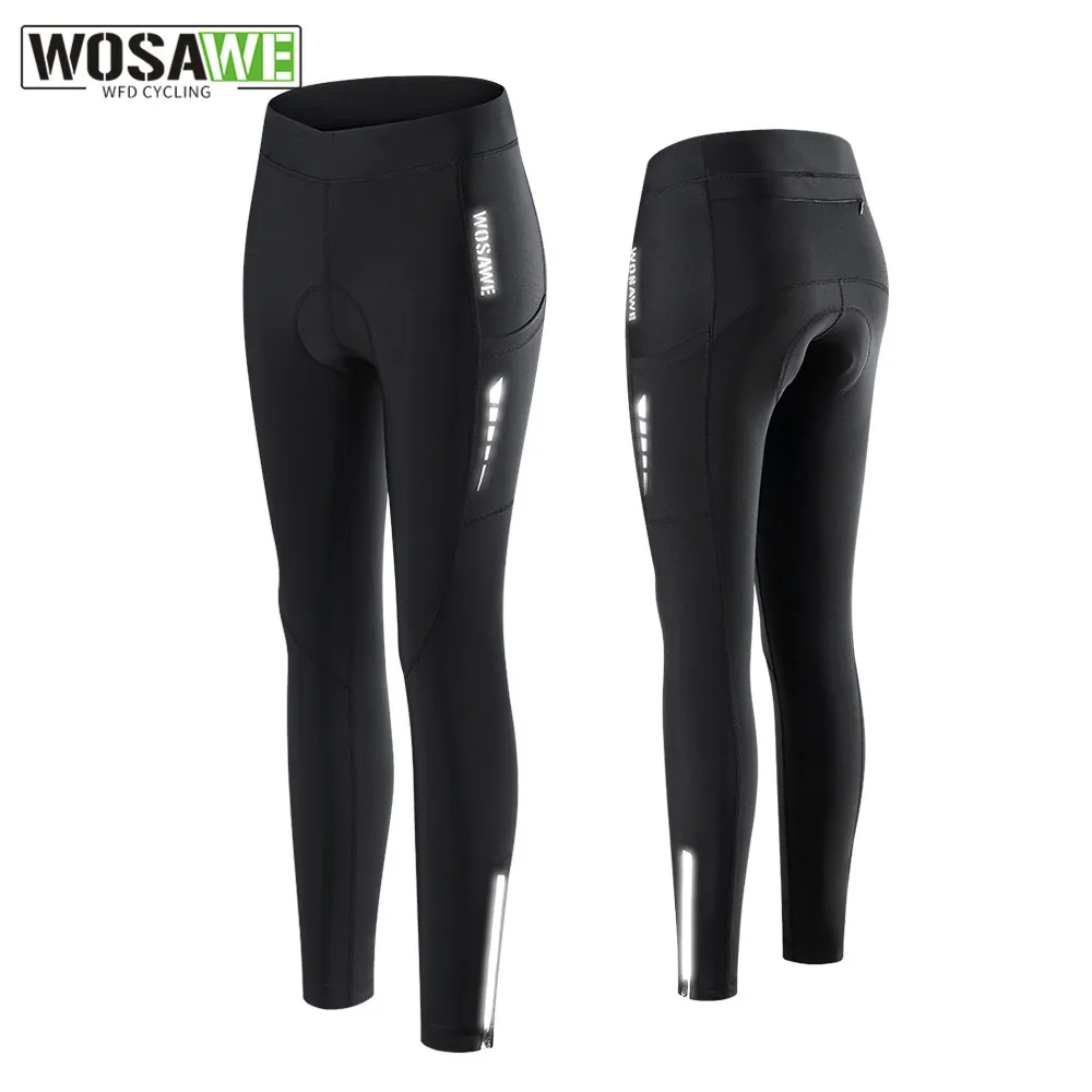 WOSAWE Women Anti-shock Cycling Pants Mountain Bike Cycling Trousers  Anti-sweat 5D Anti Slip Padded Gel Racing Bicycle Pants - AliExpress