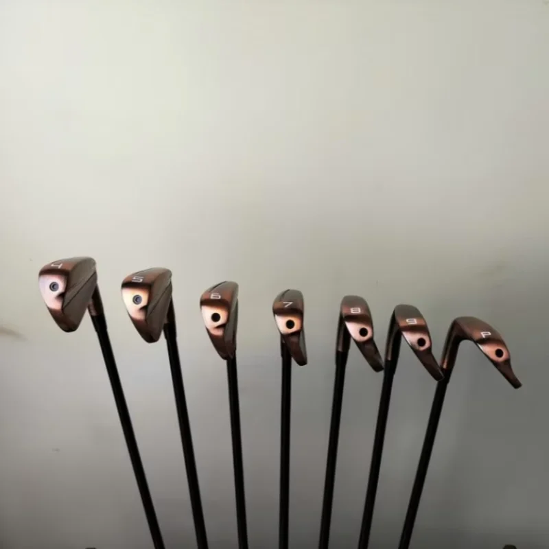 New Men's Copper limited edition 790 Iron Set Fourth generation Golf Irons 7pcs 4-9P R/S/SR Flex Steel/Graphite Shaft