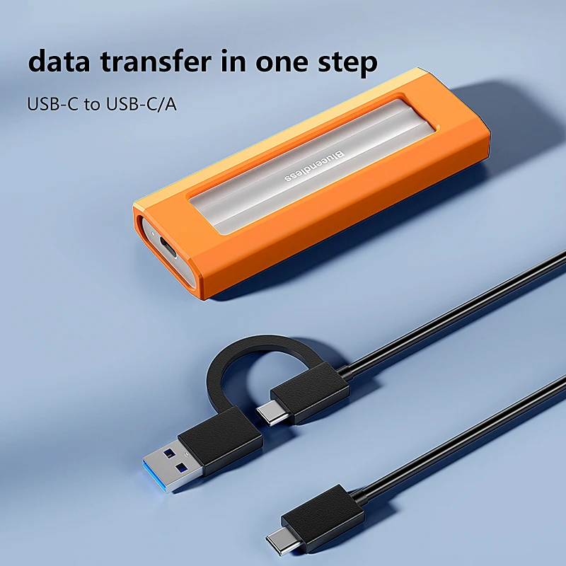 블루엔들리스 M.2 NVMe SATA SSD 인클로저 툴리스 알루미늄 SSD 외장 케이스 10Gbps M.2 NVMe-USB 변환 어댑터 (PCIe NVMe 및 SATA SSD용)