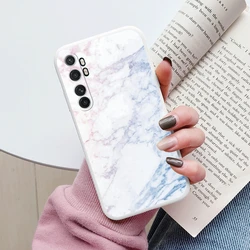 Marble Stone Texture TPU Silicone Protective Back Cover Case for Mi Note 10 Lite (Kba - dals10)