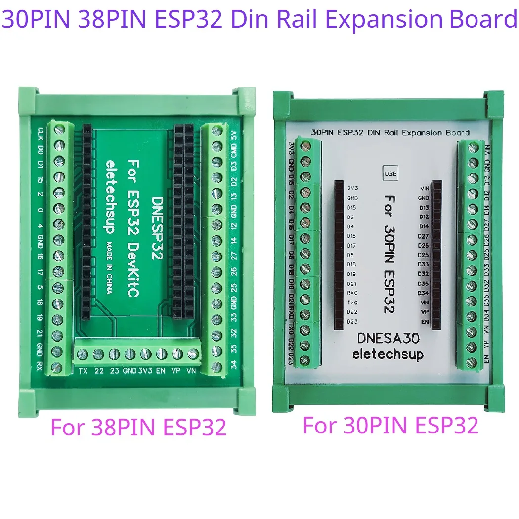 Din Rail Mounting Base Plate with Terminal Block Adapter