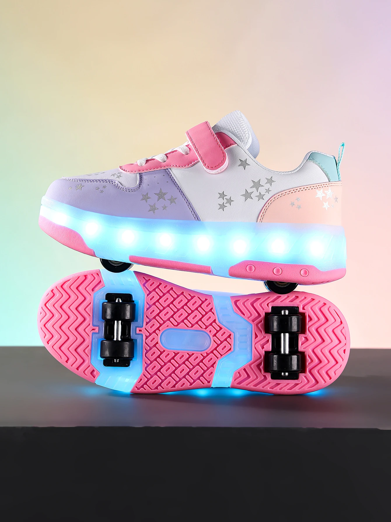 Upgraded fashionable children's and teenagers' walking shoes enhance stability, detachable dual-use sports