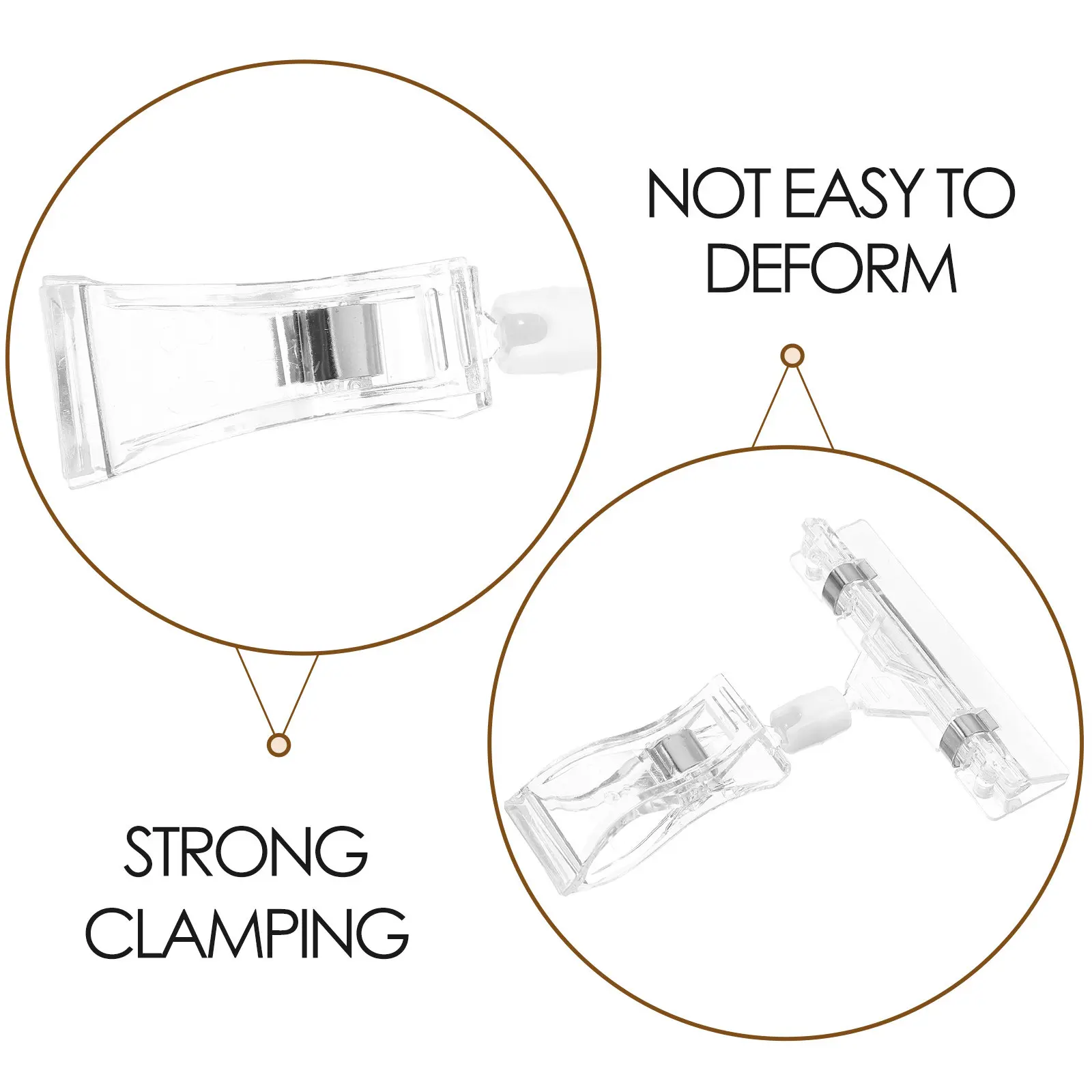 20Pcs 플라스틱 사인 클립 가격표 홀더 슈퍼마켓 매장 선반 상품 라벨 스탠드용 조정 가능한 소매 디스플레이 클립