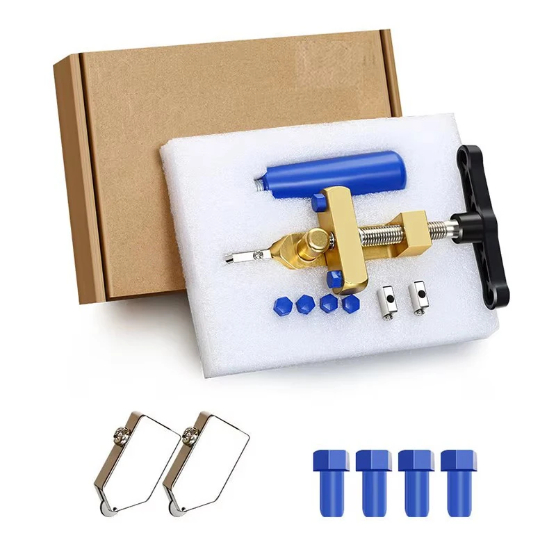 Obelix 2-In-1 Glass Ceramic Tile Cutter With Knife Wheel Diamond Roller Cutter Cutting Machine Opener Breaker Accessories Set 6