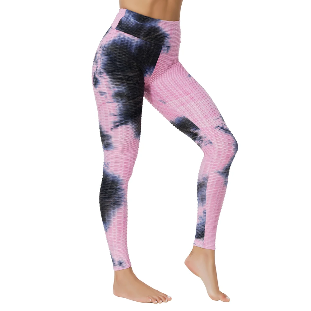 

Sexy Tie Dye Ink Leggings Women High Waist Anti Cellulite Push Up Tights Gym Workout Fitness Running Butt Lifting Yoga Pants