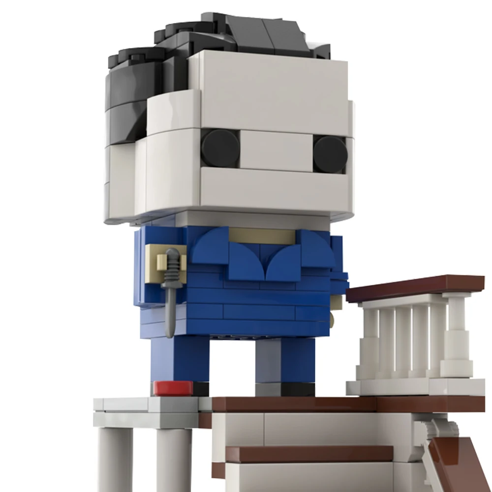 

MOC-47904 Michael Myers The Shape Brickheadz Bricks Film and Television Killing Frenzy Building Block Birthday Gift Kids Toy