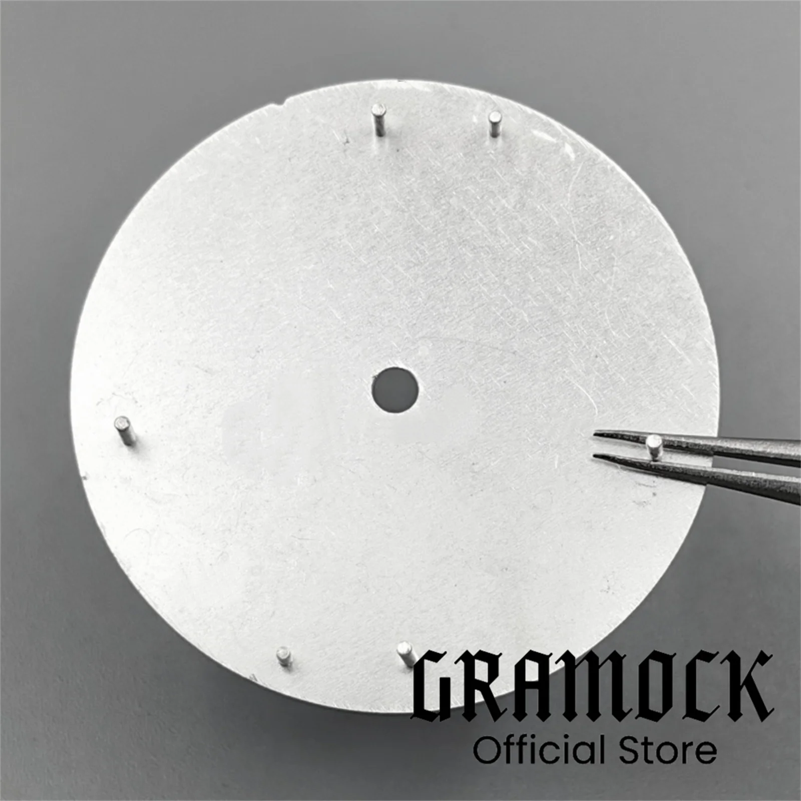 Matte White Pilot Watch Dial with Luminous Black & Beige Hands - 29mm