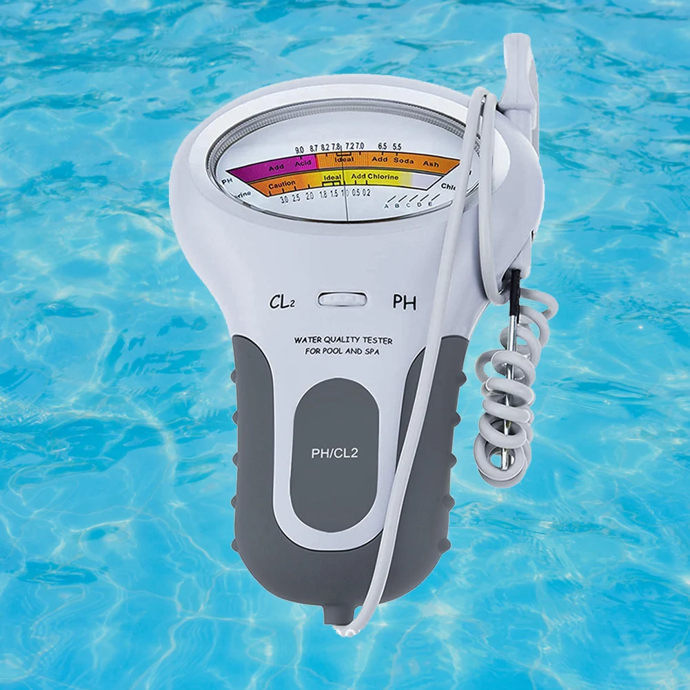 Description Picture 4 of itemPH/CL2 Water Quality Chlorine Tester Level Meters 2 In 1 Spa Swimming Pools Checker Measurement PH Meters PC-102 PH