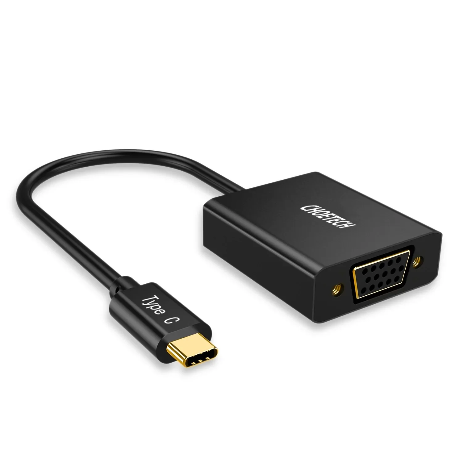

USB C to Female VGA Cable Adapter Type-C USB 3.1 to VGA Adaptor for MacBook Pro MacBook Air Chromebook Pixel Samsung Galaxy S9