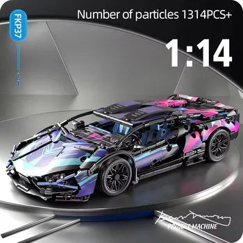 Technical Racing Sport Car 1314PCS Model Building Blocks City Mechanical Speed Vehicle Supercar Brick Puzzle Toys Kid Adult Gift 1 Technical Racing Sport Car 1314PCS Model Building Blocks City Mechanical Speed Vehicle Supercar Brick Puzzle Toys Kid Adult Gift 1