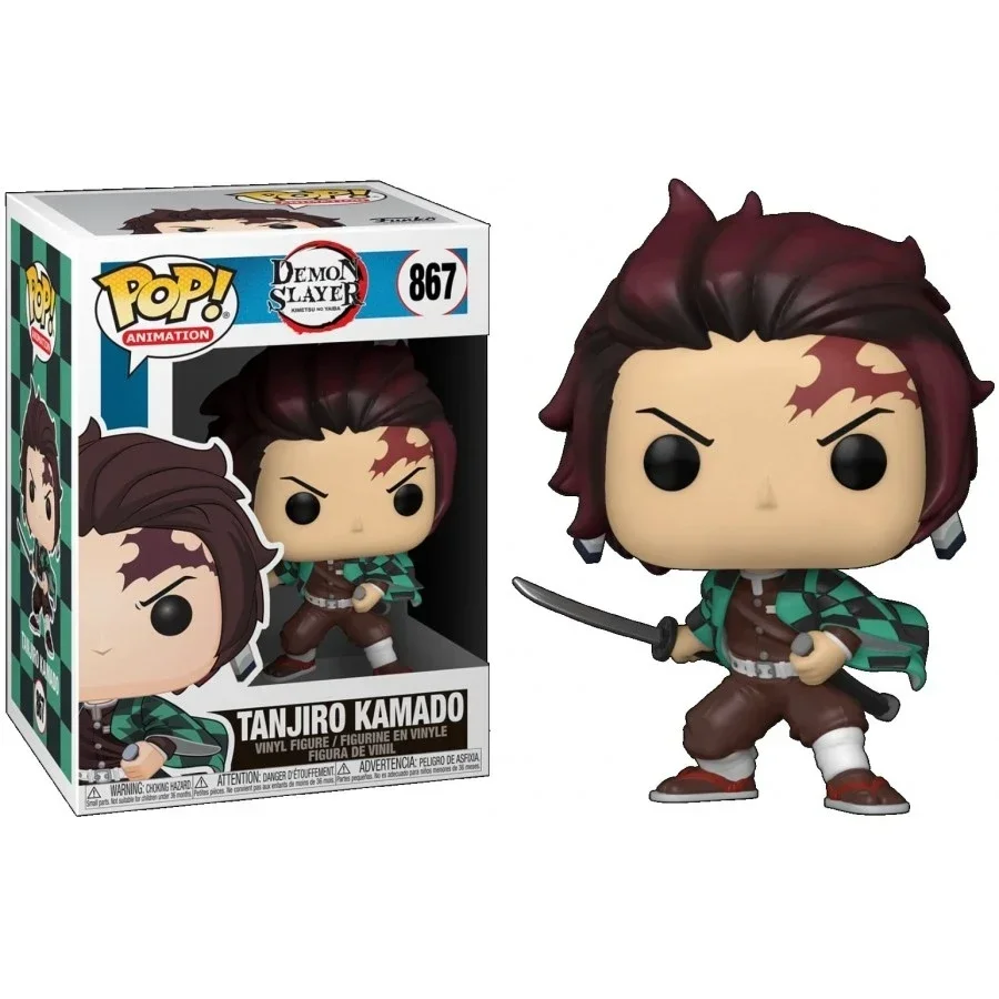 thumbnail image 4 of Nuevo Funko POP Demon Slayer Inosuke 1091 1306 1307 Nezuko 1395 1253 Tanjiro 1304 1264 colección de figuras de acción modelo juguete para regalo, 4 of 5