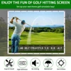 Caiton Golf Impact Screen - Silent HD, Tear-Resistant, Indoor & Outdoor Swing Training, Easy Setup, Anti-Strike, Various Sizes 5