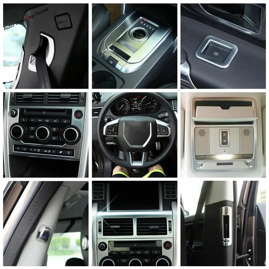 

Pillar B / Dashboard / Air Conditioner Outlet AC Vent / Head Lights Button Cover Trim For Land Rover Discovery Sport 2015 - 2020