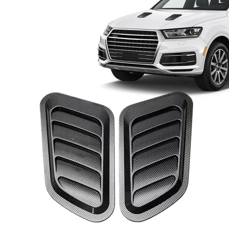 

Реалистичные наклейки на вентиляционное отверстие капота автомобиля, автомобильные аксессуары для фургона, внедорожника, грузовика, минивэна