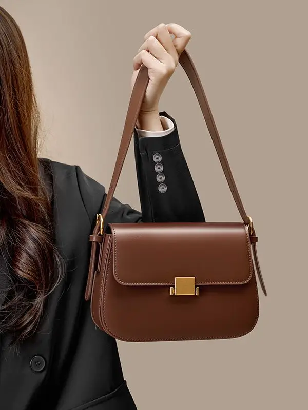 

High-Grade Niche Brand Underarm Bag Female 2023 New Fashion Tofu Bag Single Shoulder Crossbody Bag Leather Handbag For Women