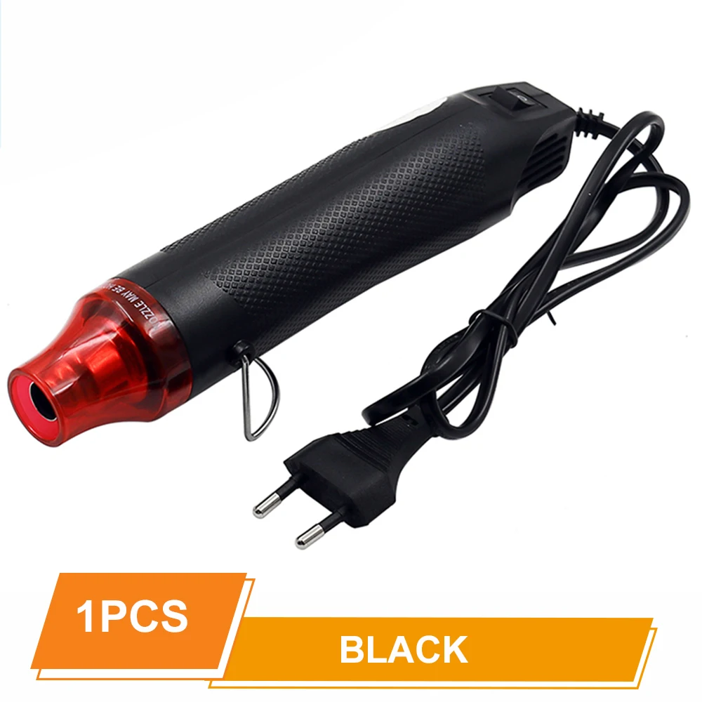 220V DIY Heat Gun Electric Power tool Hot Air 300W Temperature Gun with Supporting Seat Shrink Plastic DIY tool color hot air gun heat gun