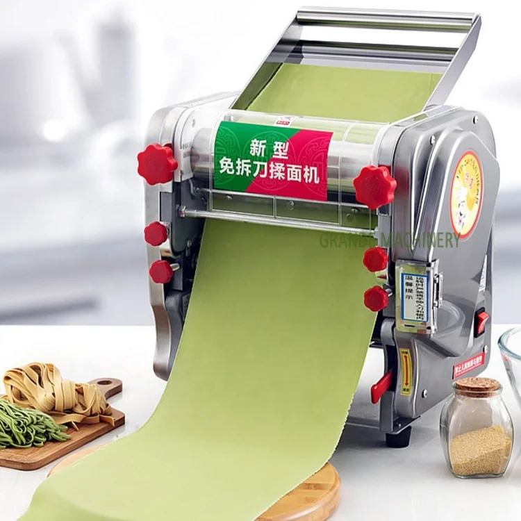 Stainless Steel Commercial Electric Fresh Noodle Making Machine Ramen Pasta Maker Dough Roller Sheeting Machine Price