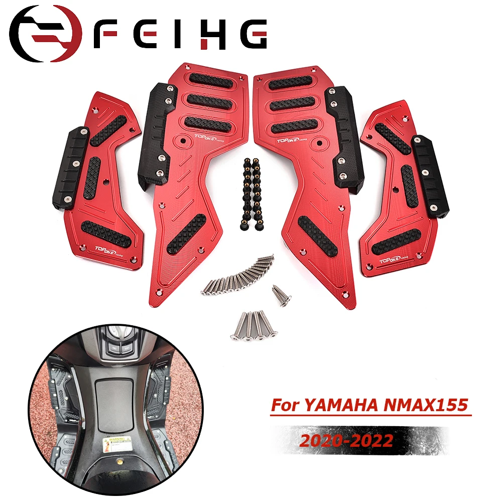 

Для NMAX155 2020-2022 Модифицированная подкладка из алюминиевого сплава для педалей с противоударным фотоэлементом
