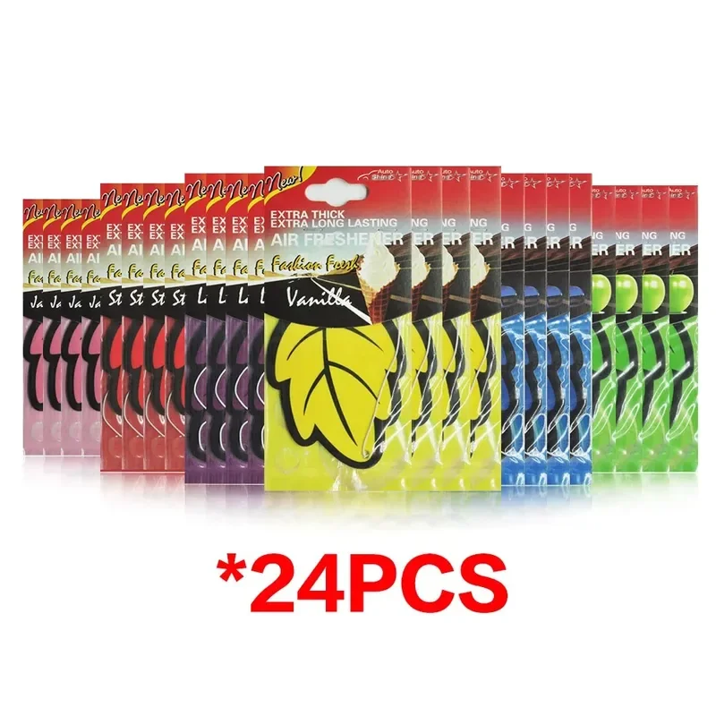 6/12/18/24/48PCS Car Air Freshener Smell Car Perfume Car Interior Accessories Air Freshener Customization