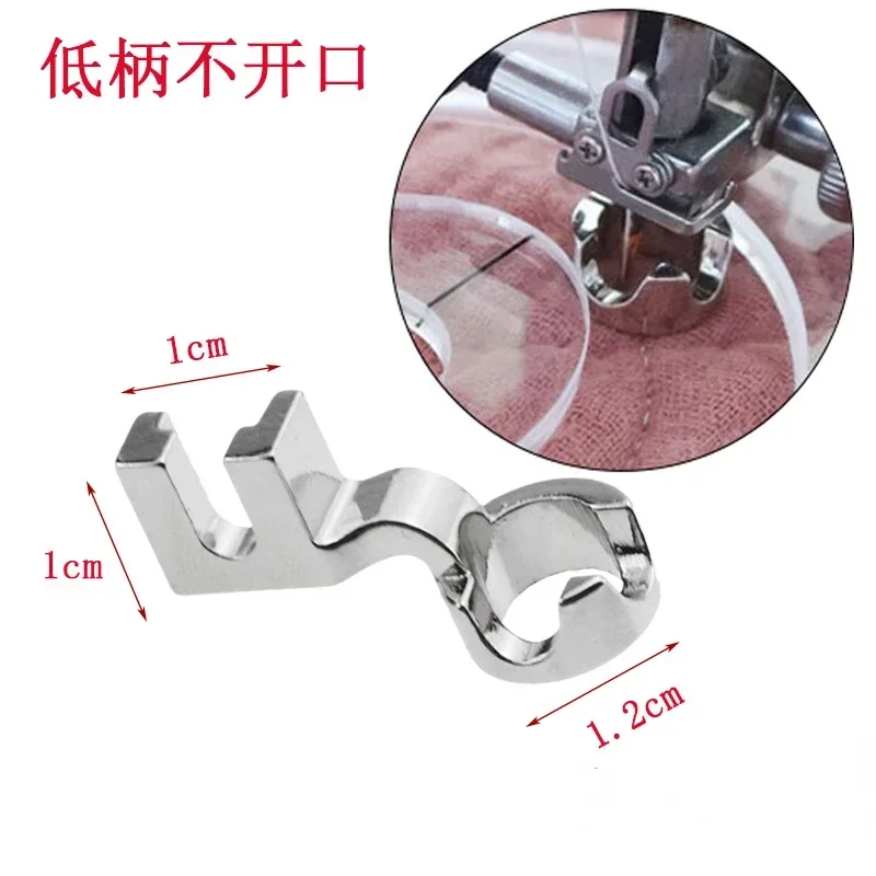 Stainless Steel Quilting Presser Foot Low Shank Free Motion Ruler Quilting Presser Foot for Singer Janome Brother Sewing Machine