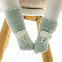 Winter Warm Baby Socks 0-12Months Cartoon Animal Newborn Socks Infant Baby Boy Baby Girl Socks Anti Slip Floor Socks Leg Warmers 6