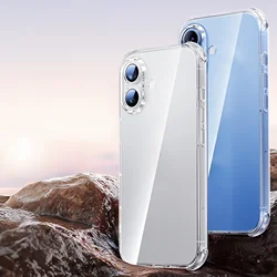 Clear Transparent TPU Shockproof Protection Phone Case for Vivo V60 Lite (Transparent)