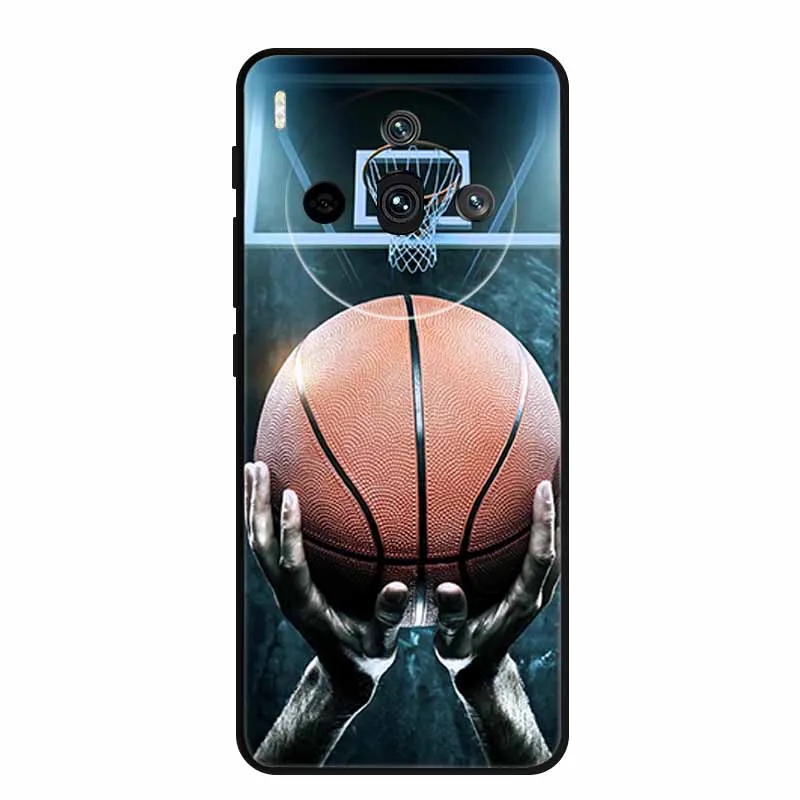 Sleek Black Silicone Fashion Phone Case – 6.78 Soft Back Cover
