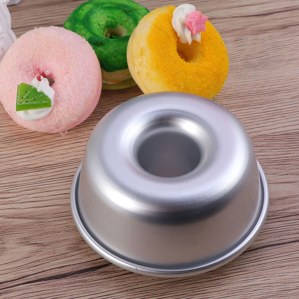 Pan Cake Donut Baking Mold Doughnut Molds Making Tin Diymould Muffin Tube Tray Pans Maker Ring Stainless Chiffon Steel Bread baking supplies