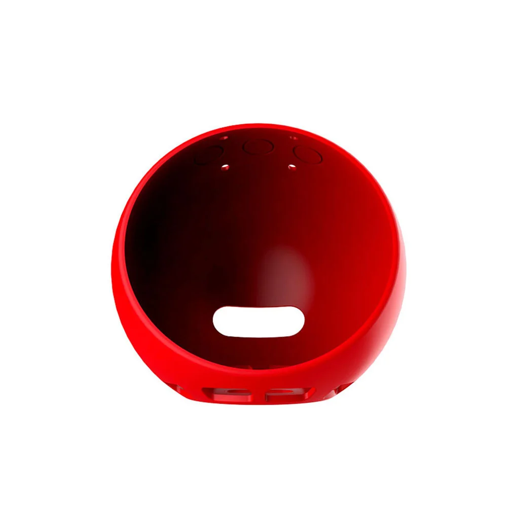 

Silicone Cover Protective Case Protector Cover Case for Echo Spot (Red)