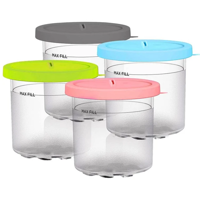 Creami Pint Containers Reusable Ice Cream Pint Cup With Sealing Lids For  Ninja Creami Maker Storage Solution For Homemade Treats - AliExpress
