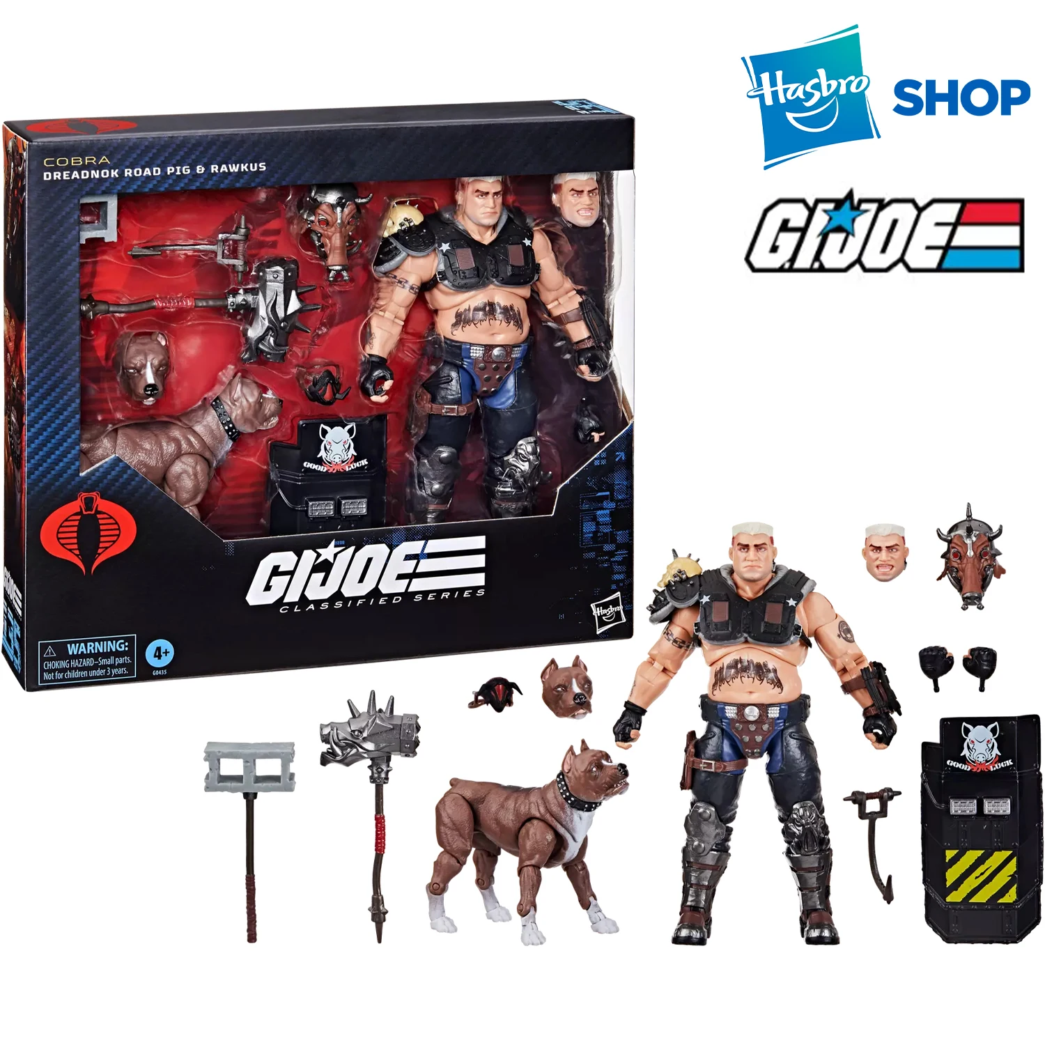 G.I. Joe Classified Series – Figura De Acción Dreadnok Buzzer De 6 Pulgadas Con 6 Accesorios Y Alta Articulación | Coleccionable Para Fans Y Niños