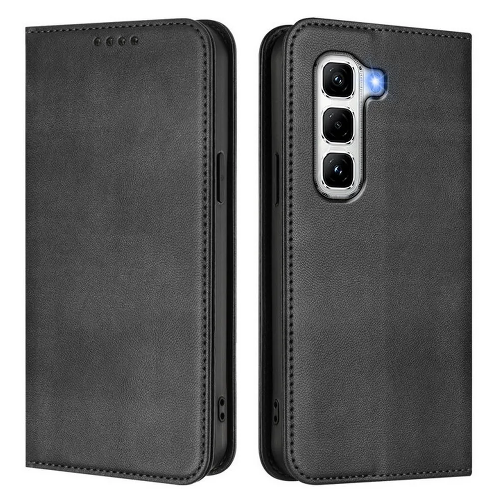 Elegant RFID Leather Flip Book Cover - Luxury Edition