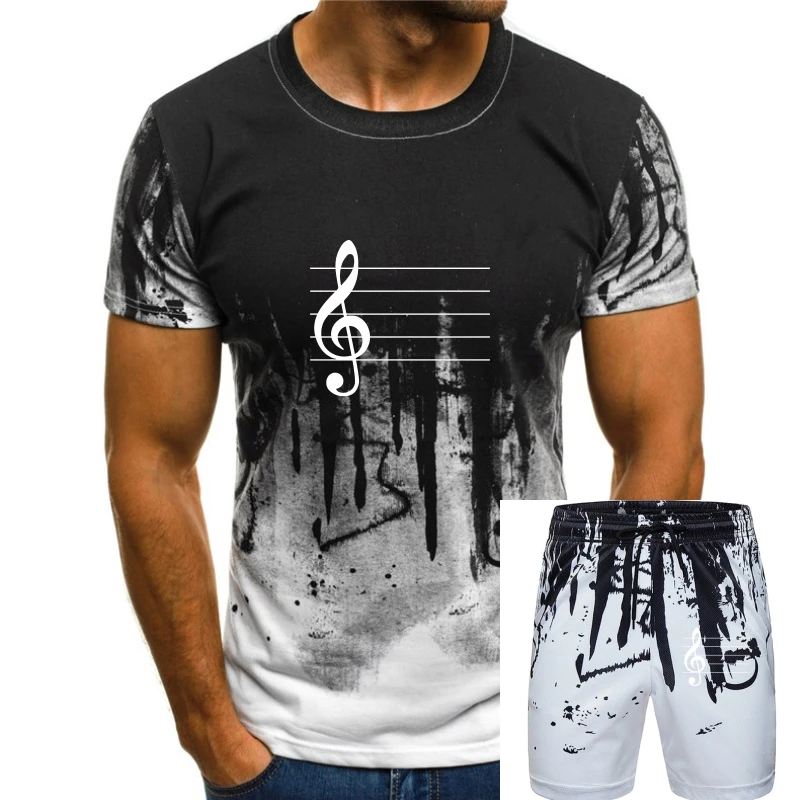 

Treble Clef Mens T-Shirt - Music - Musician - Piano - Pianist - Guitarist - Gift Full-Figured Tee Shirt