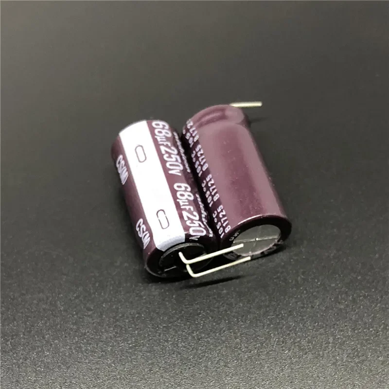 

5pcs/50pcs 68uF 250V NICHICON CS Series 12.5x25mm High Ripple Current High Reliability 250V68uF Aluminum Electrolytic capacitor