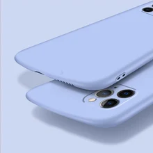 

Iphone 13 Pro Max Oval Liquid Silicone Phone Case For Iphone 11 Curved All-Inclusive Anti-Drop Protective Case