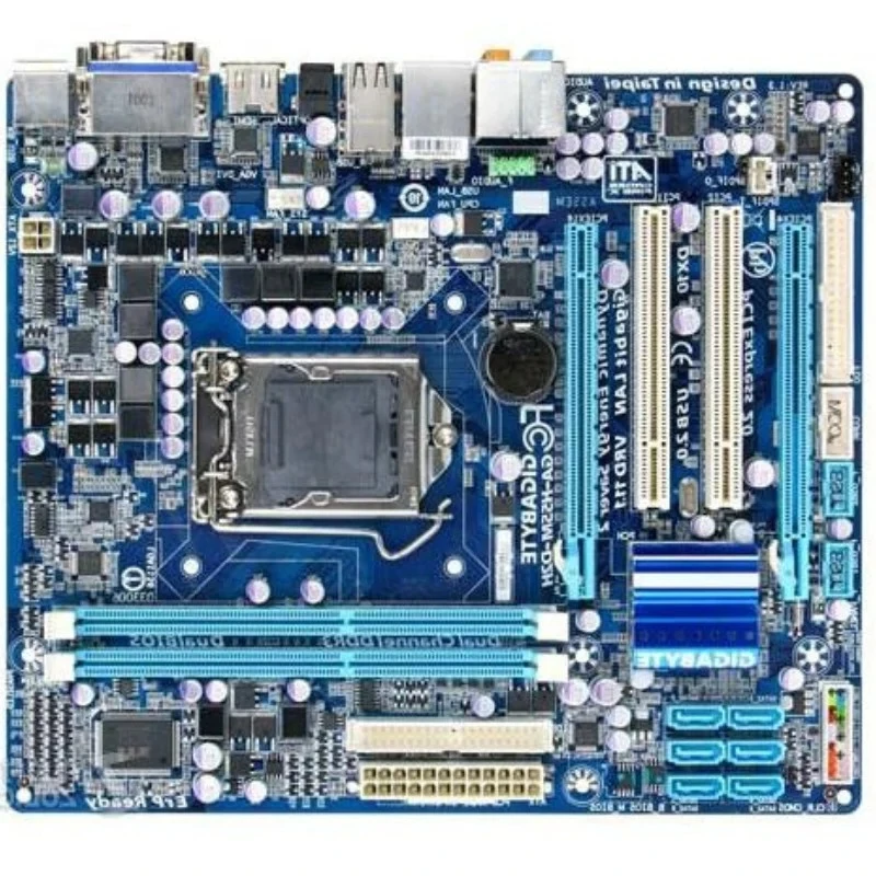 GA-H55M-D2H 메인 보드 H55 VGA DVI HDMI DDR3용 BB 1156