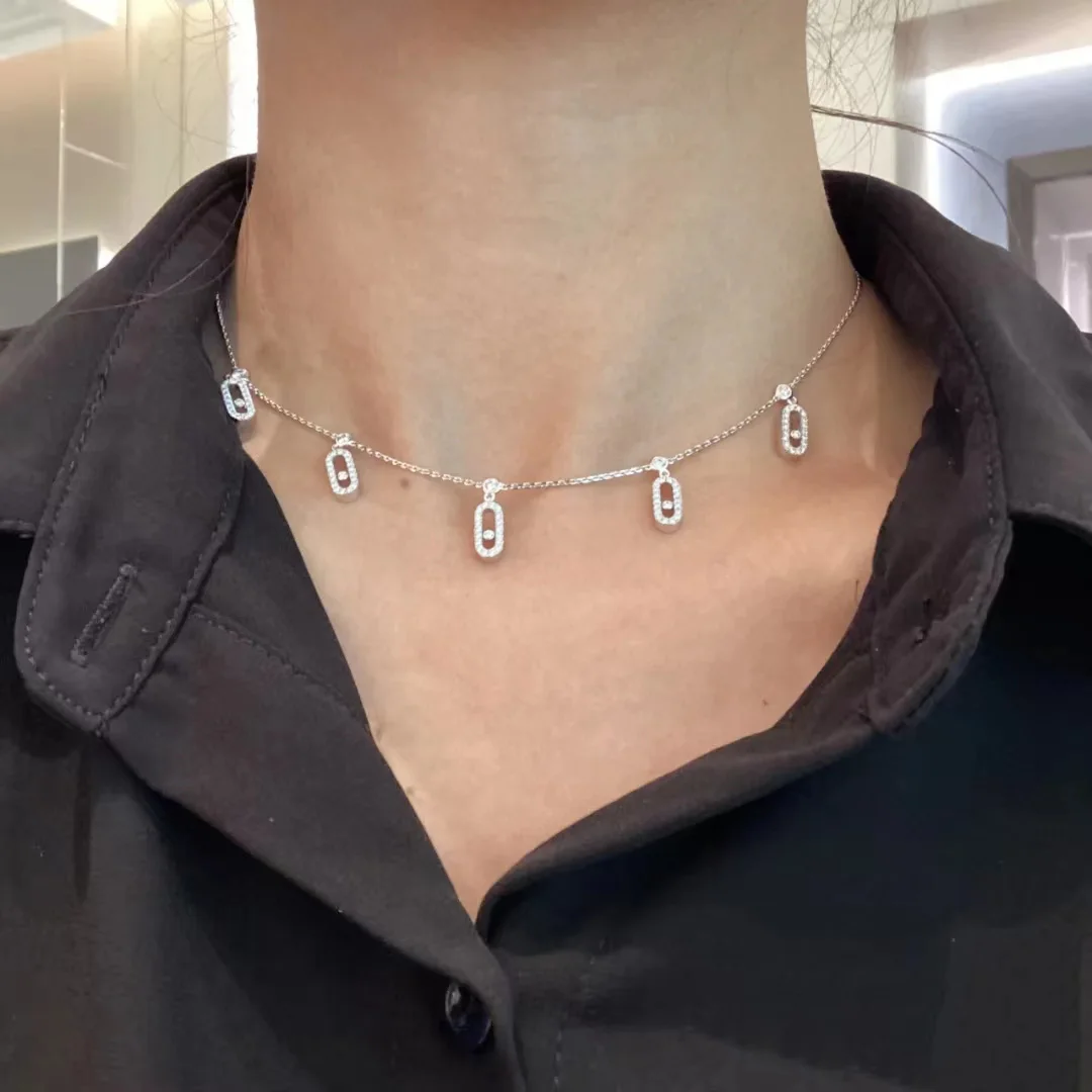 Pendant Necklace Gold Necklace 18K Gold Plated Stackable Women's Fashion Necklace