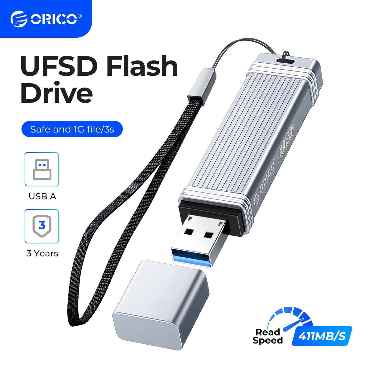 Orico-usb 3.0 Unidade Flash de Metal tipo c Udisk Disco u 405 mb s 512gb 256gb 128gb 64gb